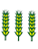 3 ears of corn