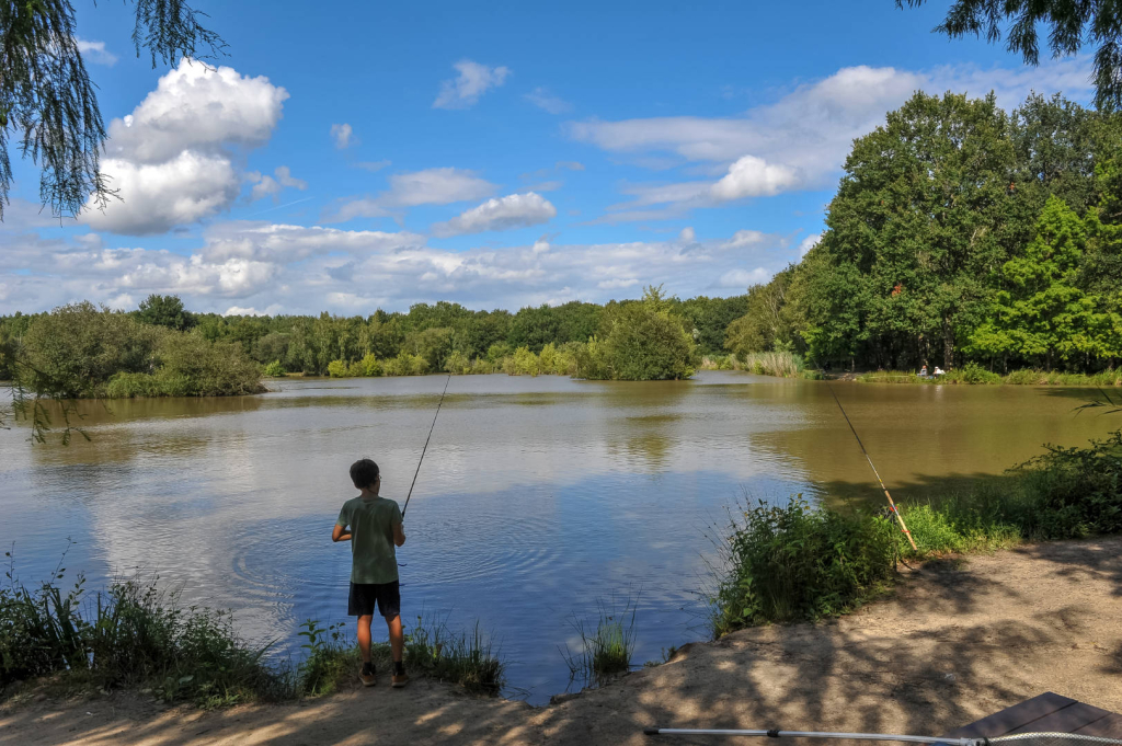 Pêcheur à La Ferté Saint-Aubin, village de Sologne